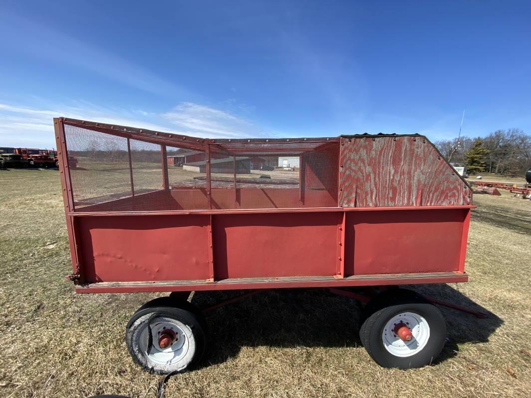 DAVID BRADLEY HYDRAULIC DUMP WAGON WITH COVER