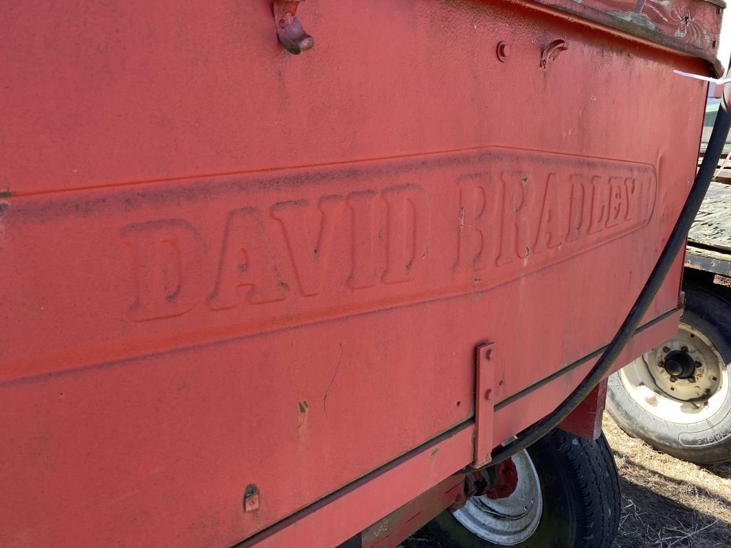 DAVID BRADLEY HYDRAULIC DUMP WAGON WITH COVER