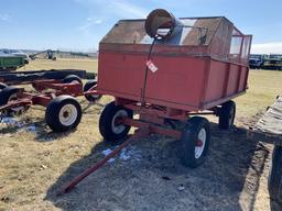 DAVID BRADLEY HYDRAULIC DUMP WAGON WITH COVER