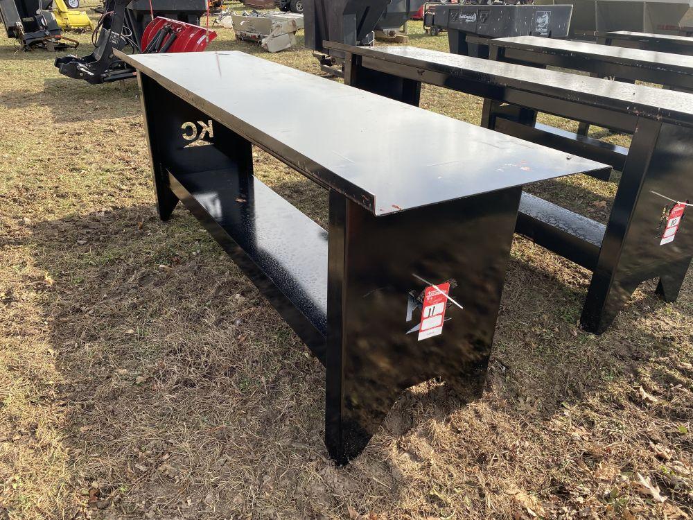 NEW STEEL WORK BENCH, 90''