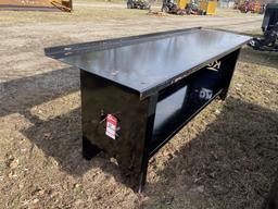 NEW STEEL WORK BENCH, 90''