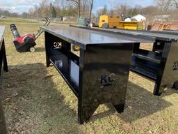 NEW STEEL WORK BENCH, 90''