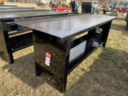 NEW STEEL WORK BENCH, 90''
