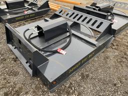 NEW WOLVERINE 72'' BRUSH CUTTER, MODEL BC-13-72W, SKID STEER QUICK ATTACH