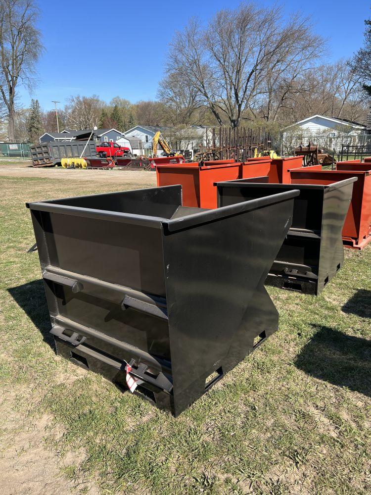 SKID STEER MOUNT DUMP HOPPER