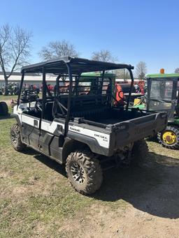 2019 KAWASAKI 4-SEATER MULE, NEW MOTOR, DIESEL, SIDE DOORS, PRO DXT, 4X4, MANUAL DUMP, 8854 HOURS SH