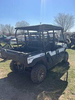 2019 KAWASAKI 4-SEATER MULE, NEW MOTOR, DIESEL, SIDE DOORS, PRO DXT, 4X4, MANUAL DUMP, 8854 HOURS SH