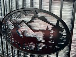 NEW DECORATIVE UNUSED 2023 GREATBEAR 20FT BI-PARTING IRON GATE.