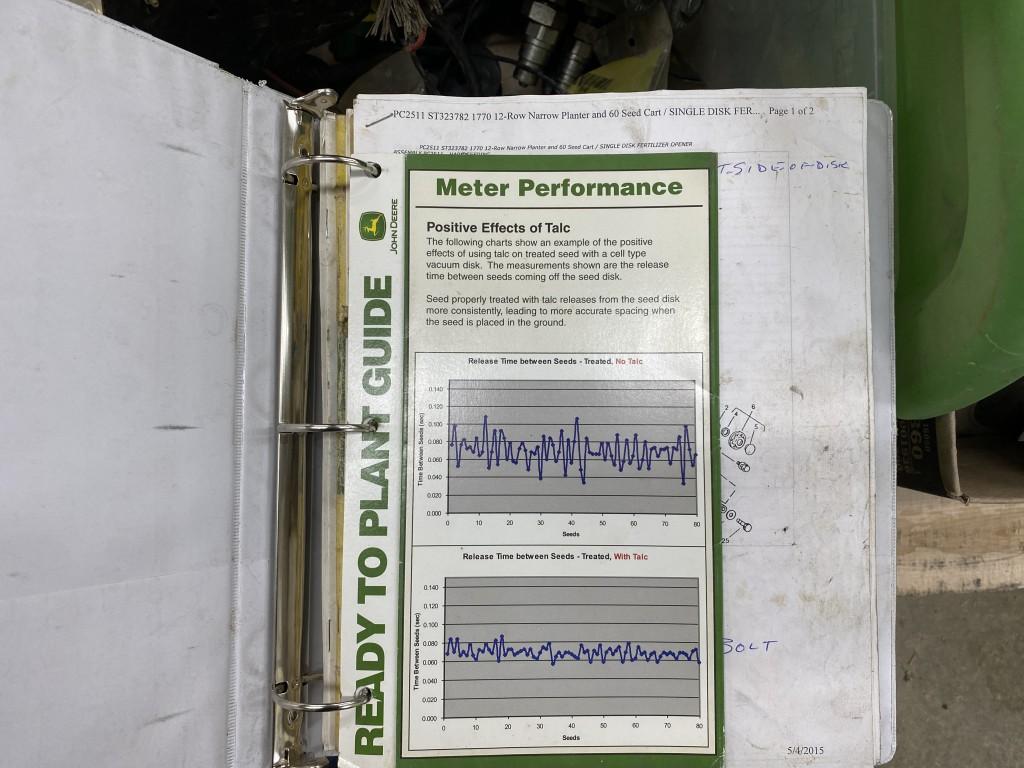 JOHN DEERE 1770 CONSERVATION 12 ROW PLANTER