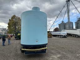 AG SPRAY SINGLE AXLE NURSE TRAILER WITH (2) 3000 GALLON POLLY TANKS