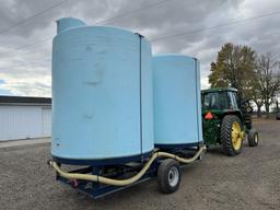 AG SPRAY SINGLE AXLE NURSE TRAILER WITH (2) 3000 GALLON POLLY TANKS