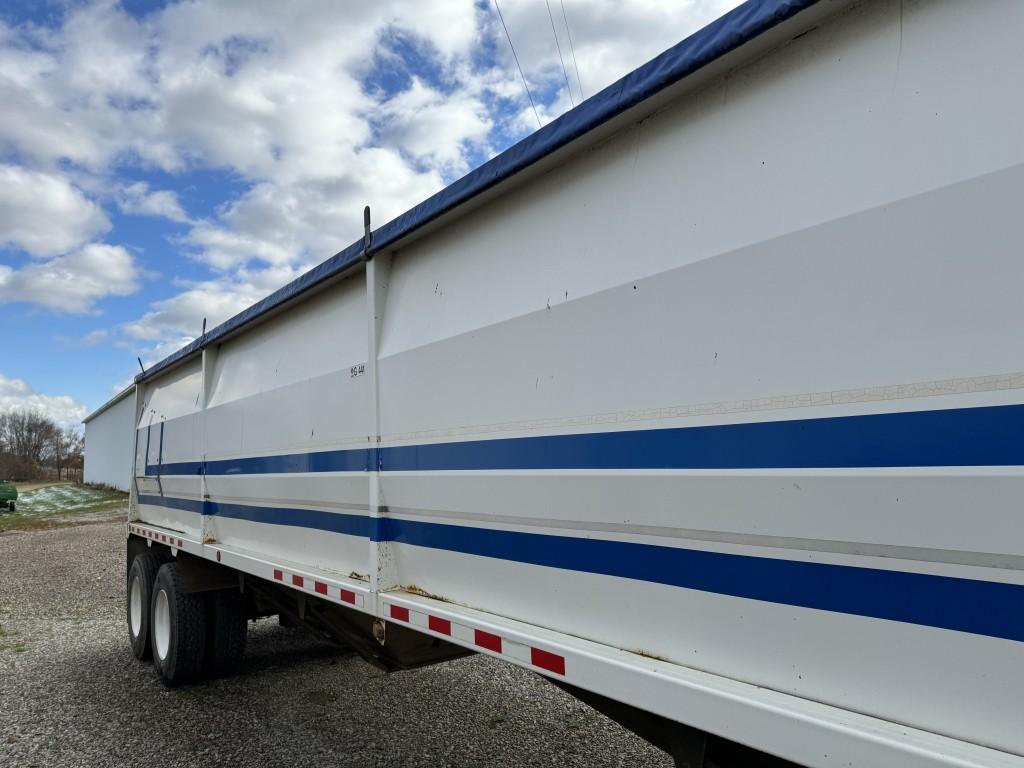 2000 WHEELER TANDEM AXLE HOPPER BOTTOM TRAILER