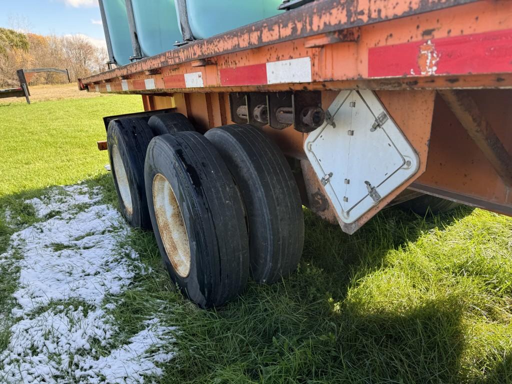 2001 GREAT DANE TANDEM AXLE FLATBED TRAILER