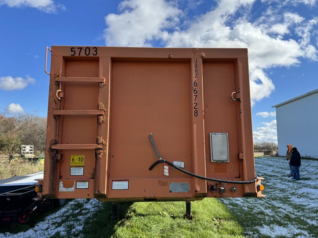 2001 GREAT DANE TANDEM AXLE FLATBED TRAILER