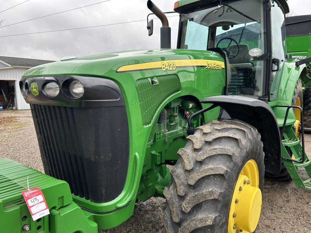 2002 JOHN DEERE 8420 TRACTOR