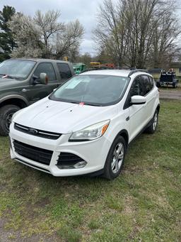 2013 FORD ESCAPE SE 4-DOOR, 1.6L ECOBOOST, AUTO TRANS, CLOTH, PW, PL, PM, AM/FM, NAVIGATION SCREEN, 