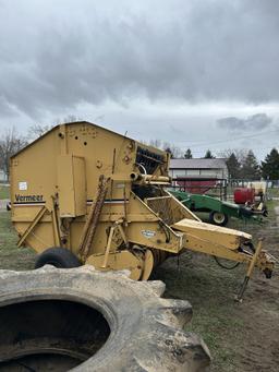 VERMEER 605G ROUND BALER, 5' X 6', S/N: 3805