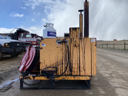 LEEBOY TACK TANK, HONDA GX-160 GAS ENGINE, LP TANK, APPROX, 4' X 4' X 32'' TALL TANK, WITH SPRAYER A