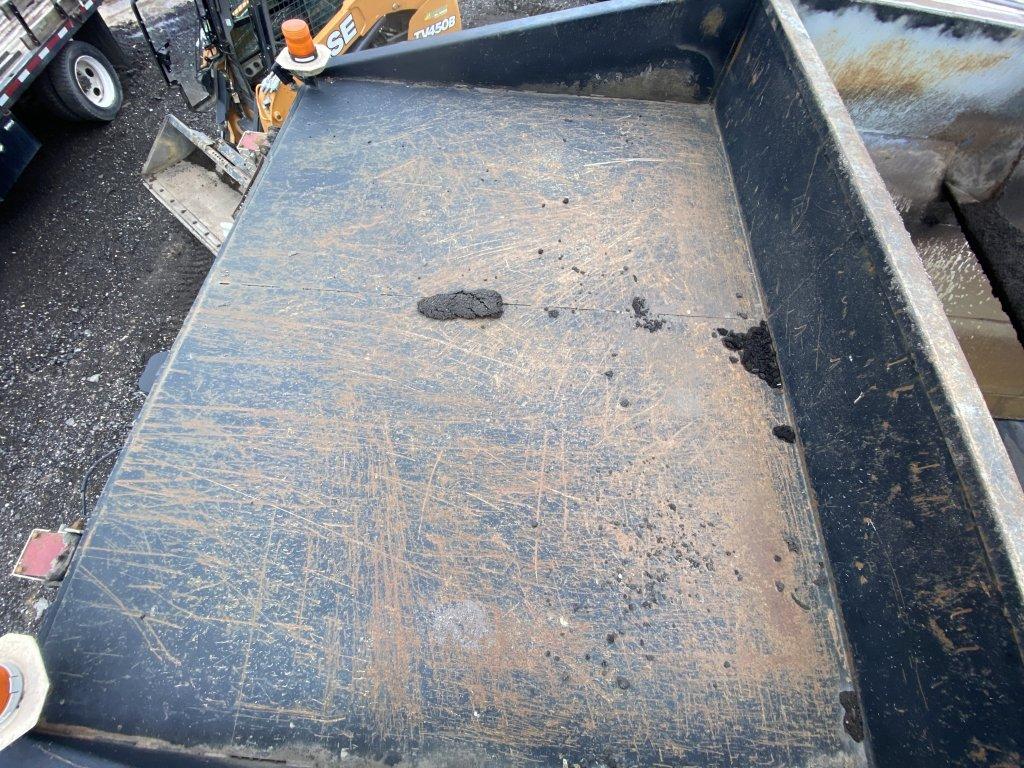 2001 FLOW BOY 8-AXLE LIVE BOTTOM TRAILER, GVWR 136,000 LBS, APPROX 45-TON CAPACITY, TARP, ALL ALUMIN