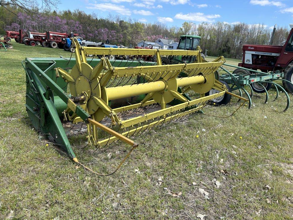 JOHN DEERE GRAIN HEAD, APPROX. 10', S/N: 128437