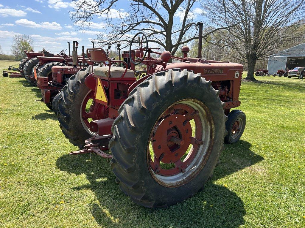 INTERNATIONAL MCCORMICK FARMALL SUPER M TRACTOR, PTO, 1-REMOTE, 14.9-38 REAR TIRES, 1161 HOURS SHOWI