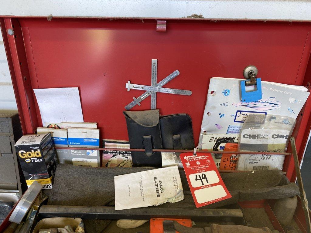 CRAFTSMAN TOOL BOXES (2), WITH ASSORTED TOOLS