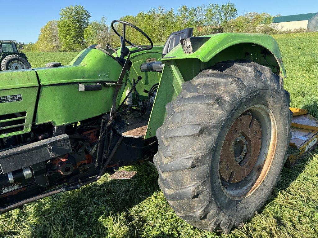 DEUTZ D7807 TRACTOR, 2WD, 3PT, 540 PTO, 2-REMOTES, 18.4-30 REAR TIRES, S/N: 75940922, HOURS N/A