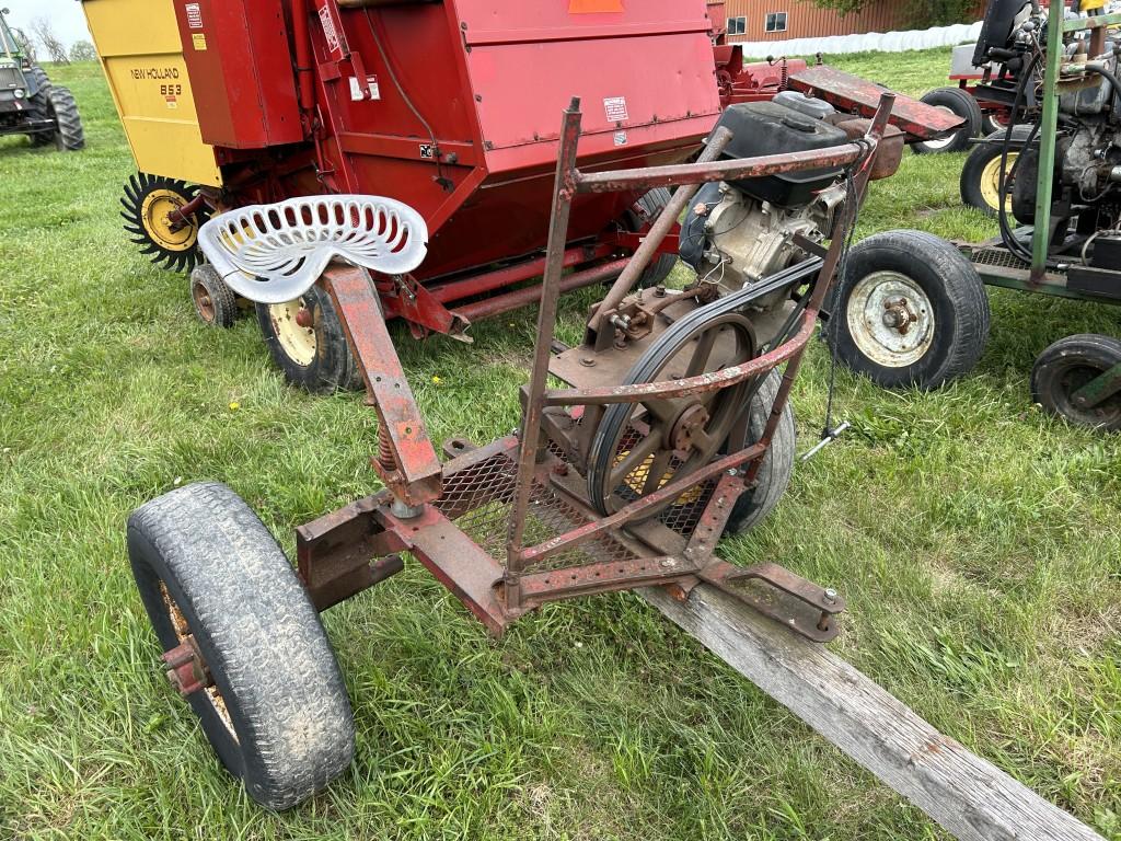 2-WHEEL FORE CART, HONDA GAS ENGINE, 540 PTO