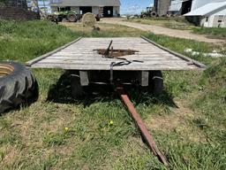 HAY WAGON, 1970, 15' X 8', CONTENTS NOT INCLUDED