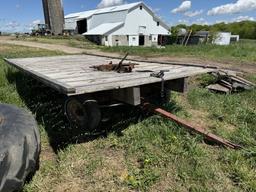 HAY WAGON, 1970, 15' X 8', CONTENTS NOT INCLUDED