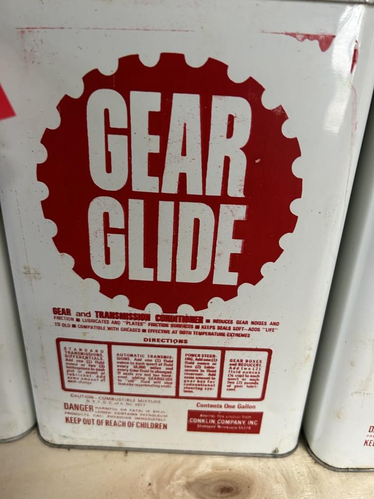 GEAR GLIDE GEAR AND TRANSMISSION CONDITIONER (2) 1-GALLON CANS