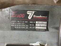 1996 ENCO 7'' BANDSAW, 7'' X 12'' CAPACITY, 3/4'' BLADE, HYDRAULIC POWERED, S/N: 671110