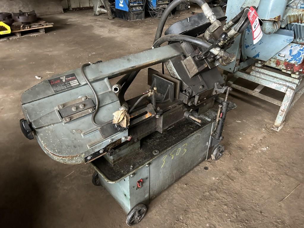 1996 ENCO 7'' BANDSAW, 7'' X 12'' CAPACITY, 3/4'' BLADE, HYDRAULIC POWERED, S/N: 671110