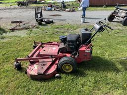 EXMARK TURF TRACER, HYDRO, KOHLER MAGNUM 18 GAS 60'' DECK, RUNS & OPERATES, 2902 HOURS SHOWING, DECK