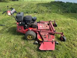 EXMARK TURF TRACER, HYDRO, KOHLER MAGNUM 18 GAS 60'' DECK, RUNS & OPERATES, 2902 HOURS SHOWING, DECK