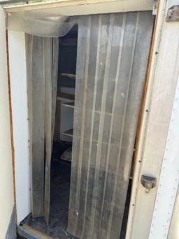 FREEZER WITH COMPRESSOR AND CONDENSER, 22' X 8', HAS REFRIGERATOR/COOLER UP FRONT
