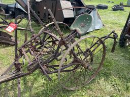 HORSE DRAWN CULTIVATOR, MCCORMICK-DEERING, STEEL WHEELS