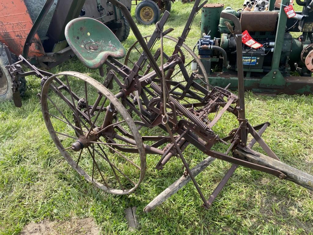 HORSE DRAWN CULTIVATOR, MCCORMICK-DEERING, STEEL WHEELS