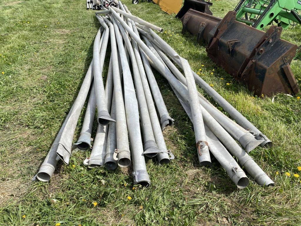 4'' X 30' IRRIGATION PIPES, ALL ARE DAMAGED
