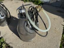 STAINLESS DELAVAL 65LB MILKING BUCKET