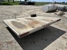 SNOWMOBILE TRAILER, SINGLE AXLE, 2'' BALL, SPARE TIRE, 100'' WIDE X 96'' LONG