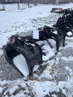 NEW WOLVERINE 72'' GRAPPLE BUCKET, SKID STEER MOUNT