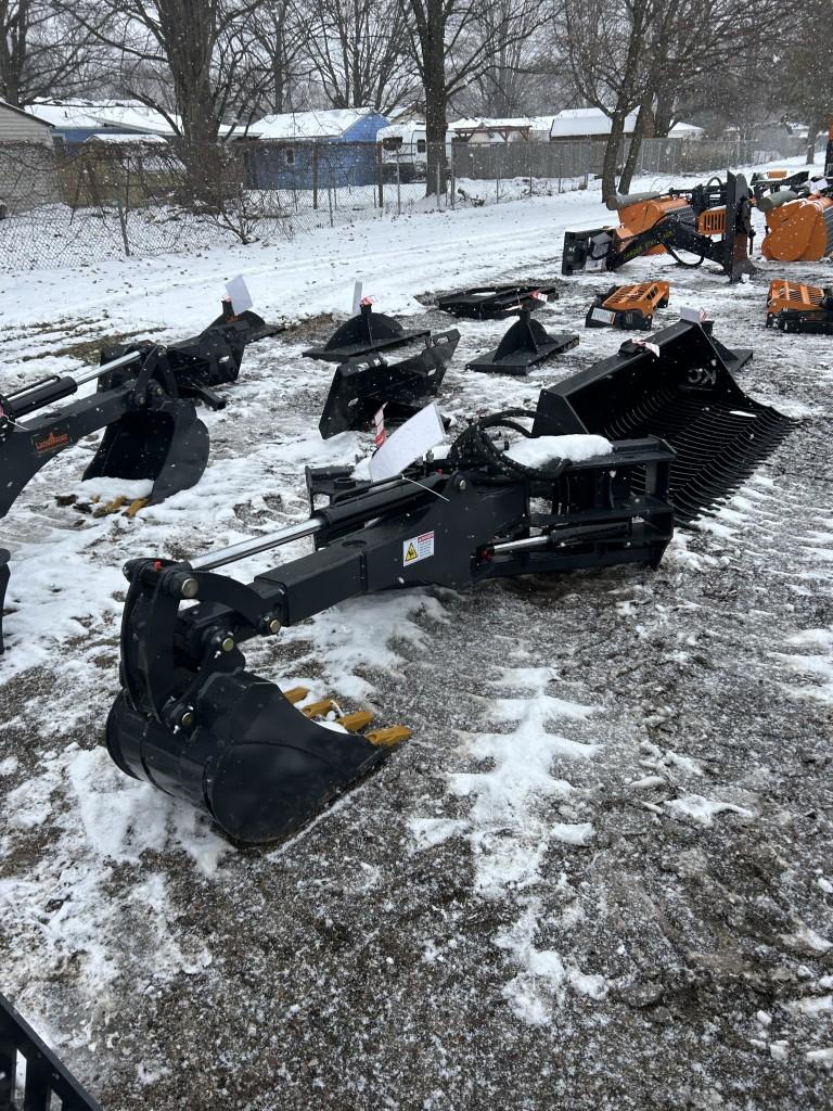 NEW LANDHONOR BACKHOE ATTACHMENT FOR SKID STEER, 6' DIGGING DEPTH