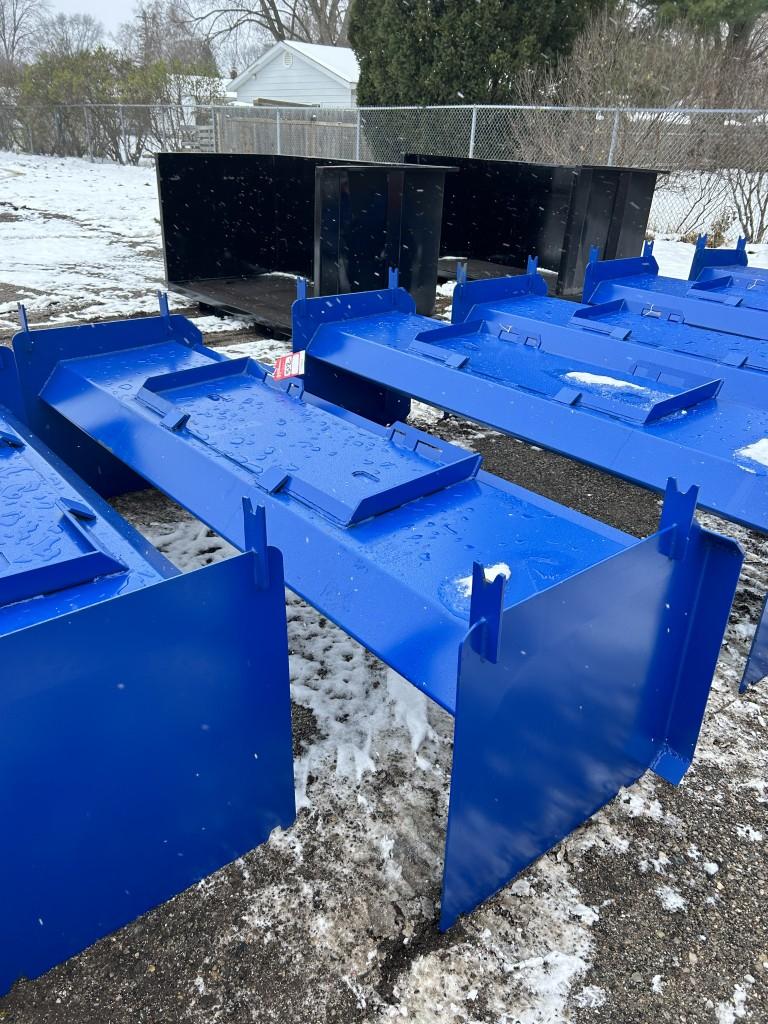 SKID STEER 8' SNOW PUSHER