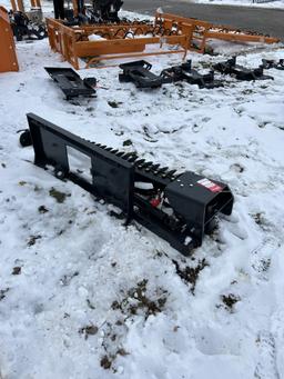 NEW WOLVERINE SICKLE BAR MOWER, SKID STEER MOUNT, 72'' X 1''