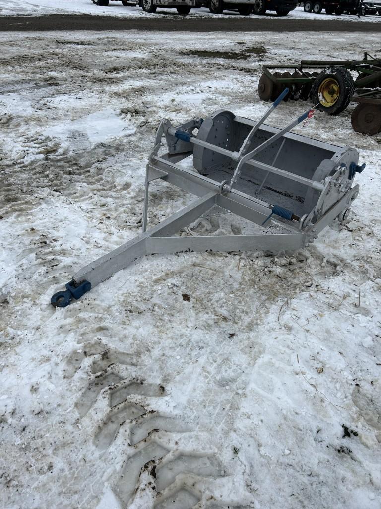 ROLLOVER/TUMBLE BOX SCRAPER, 5' WIDE, PULL TYPE