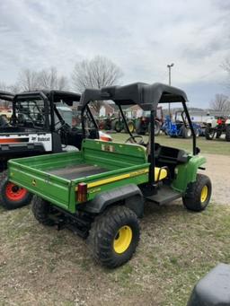 JOHN DEERE HPX GATOR UTILITY VEHICLE, 4X4, 21-HP KAWASAKI V-TWIN ENGINE, NEW ENGINE OIL AND FILTER
