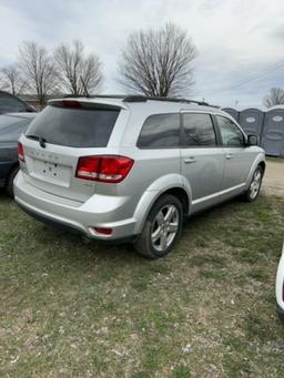 2012 DODGE JOURNEY STATION WAGON, 3.6L V6 GAS ENGINE, AUTO TRANS, PW PL, PM, AM/FM RADIO, CHECK ENGI