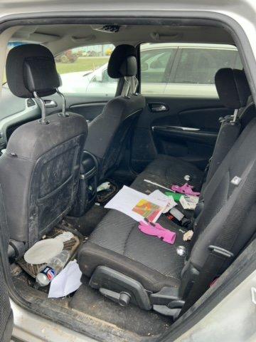 2012 DODGE JOURNEY STATION WAGON, 3.6L V6 GAS ENGINE, AUTO TRANS, PW PL, PM, AM/FM RADIO, CHECK ENGI
