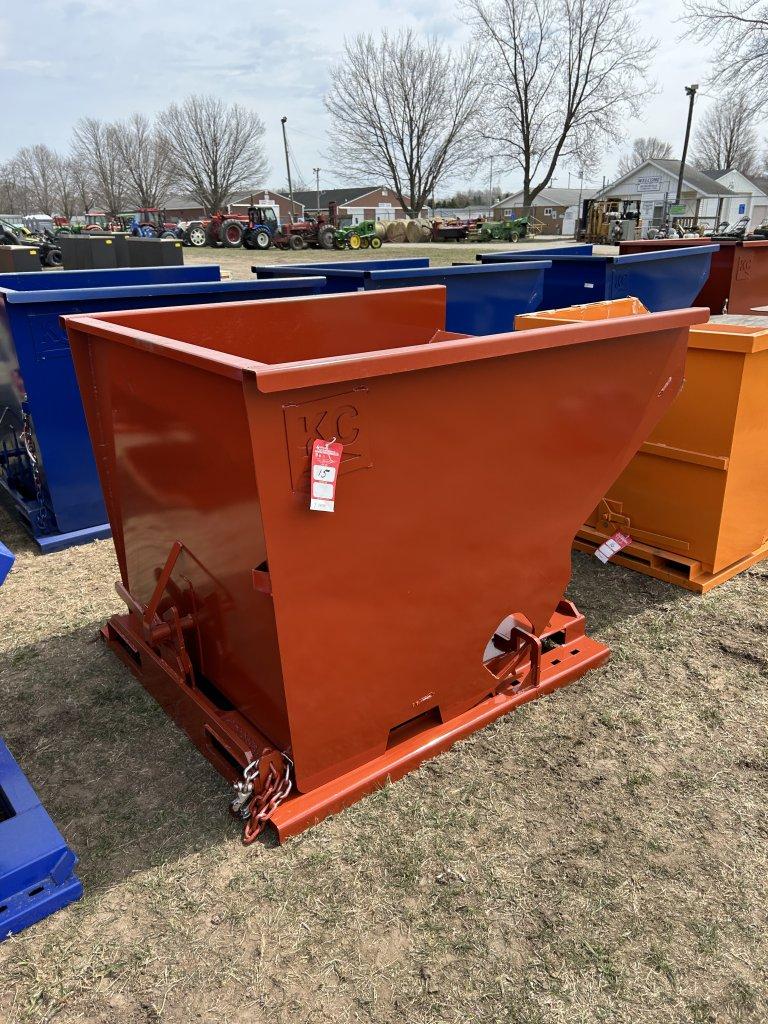 NEW FORKLIFT DUMP HOPPER 2 YARD
